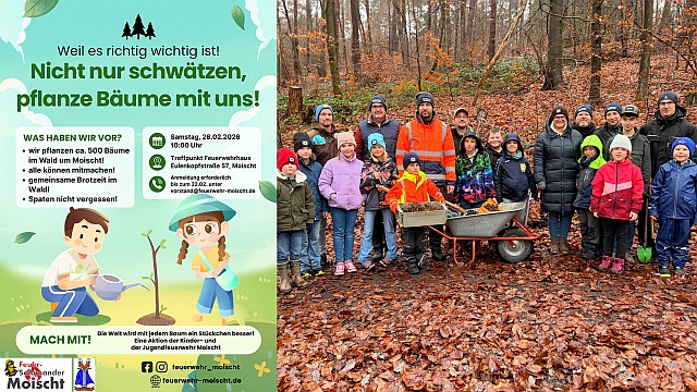 Weil es richtig wichtig ist - nicht schwätzen, pflanze Bäume mit uns!