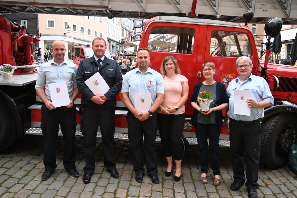 Moischter Feuerwehrleute sind ausgezeichnet!